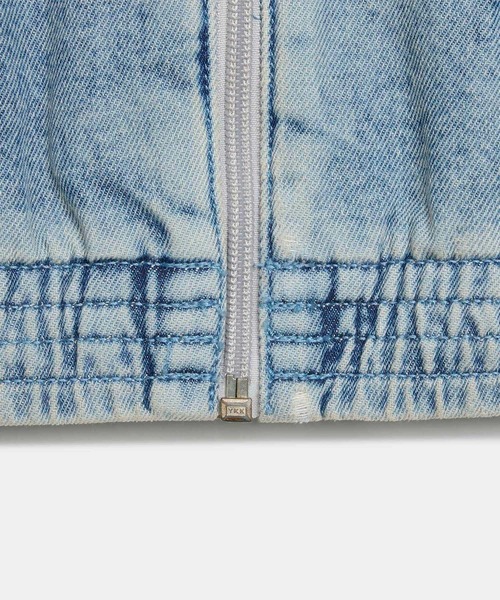 adidas(アディダス)の「ファイヤーバード デニム トラックトップ / ジャージ / アディダスオリジナルス adidas Originals(デニムジャケット・キッズ・ブルー・60/70/80/90/100)」の5枚目の写真