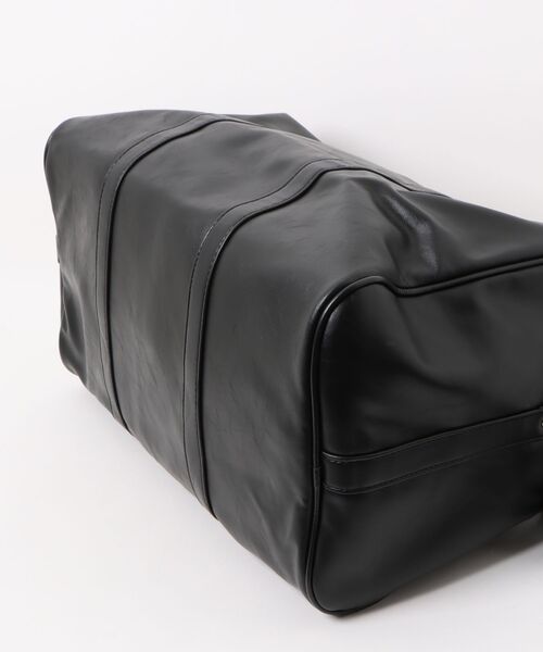Burner（バーナー）の「【Leathen Leather（レーセンレザー）】マットレザー調 大容量ボストンバッグ lea-handbag-3-56（ハンドバッグ・メンズ・ブラック・FREE）」の3枚目の写真