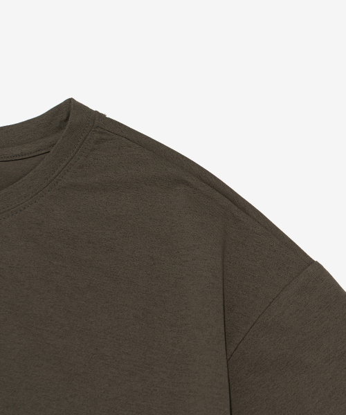 BLANKIT（ブランキット）の「ドライフローソフトクルーネック半袖Tシャツ（カーキ）（Tシャツ/カットソー・レディース・その他・2XL/LARGE/MEDIUM/X-LARGE）」の3枚目の写真