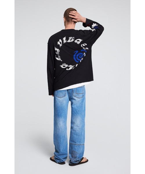Desigual(デシグアル)の「ロボットグラフィック長袖Tシャツ(Tシャツ/カットソー・メンズ・ブラック・XS/S/M/L/XL)」の3枚目の写真