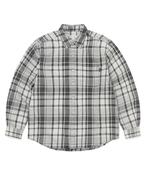 thisisneverthat(ディスイズネバーザット)の「Washed Check Shirt(シャツ/ブラウス・メンズ・ブルー/グレー/ピンク・XL/M/S/L)」の2枚目の写真