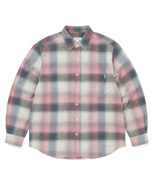 thisisneverthat(ディスイズネバーザット)の「Washed Check Shirt(シャツ/ブラウス・メンズ・ブルー/グレー/ピンク・XL/M/S/L)」の3枚目の写真