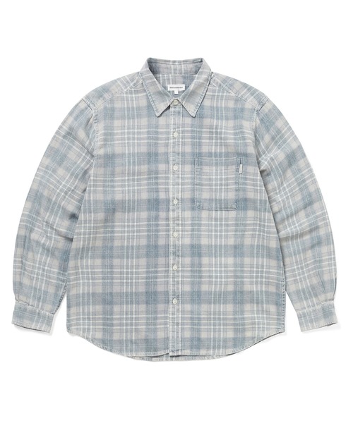 thisisneverthat(ディスイズネバーザット)の「Washed Check Shirt(シャツ/ブラウス・メンズ・ブルー/グレー/ピンク・XL/M/S/L)」の1枚目の写真