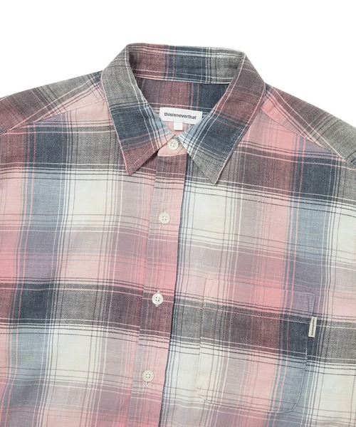 thisisneverthat(ディスイズネバーザット)の「Washed Check Shirt(シャツ/ブラウス・メンズ・ブルー/グレー/ピンク・XL/M/S/L)」の8枚目の写真