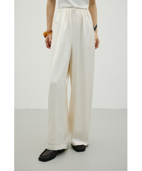 STYLEMIXER(スタイルミキサー)の「シャイニーイージーパンツ(その他パンツ・レディース・ブラウン/ホワイト・SMALL/MEDIUM)」の8枚目の写真