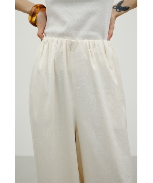 STYLEMIXER(スタイルミキサー)の「シャイニーイージーパンツ(その他パンツ・レディース・ブラウン/ホワイト・SMALL/MEDIUM)」の13枚目の写真