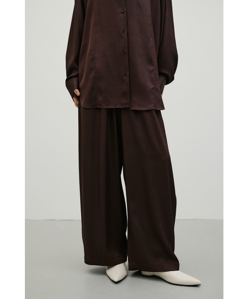 STYLEMIXER(スタイルミキサー)の「シャイニーイージーパンツ(その他パンツ・レディース・ブラウン/ホワイト・SMALL/MEDIUM)」の20枚目の写真