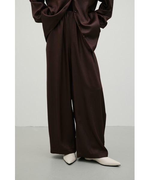 STYLEMIXER(スタイルミキサー)の「シャイニーイージーパンツ(その他パンツ・レディース・ブラウン/ホワイト・SMALL/MEDIUM)」の21枚目の写真