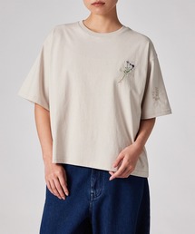 ウィメンズ フローラルエンブロイダリー 半袖Tシャツ / 265224 443V
