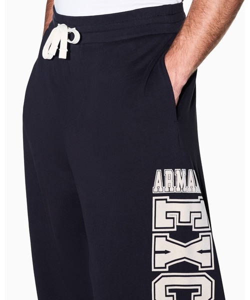 ARMANI EXCHANGE(アルマーニエクスチェンジ)の「【A|X アルマーニ エクスチェンジ】サイドロゴ スウェットパンツ(スウェットパンツ・メンズ・ブラック/ダークネイビー・LARGE/MEDIUM/SMALL/X-LARGE/X-SMALL)」の7枚目の写真