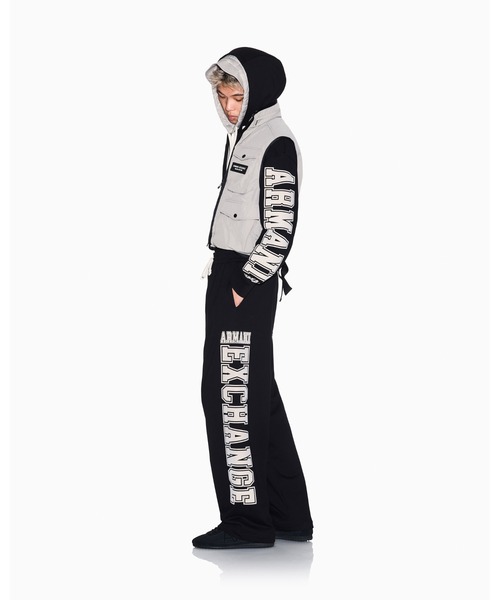 ARMANI EXCHANGE(アルマーニエクスチェンジ)の「【A|X アルマーニ エクスチェンジ】サイドロゴ スウェットパンツ(スウェットパンツ・メンズ・ブラック/ダークネイビー・LARGE/MEDIUM/SMALL/X-LARGE/X-SMALL)」の4枚目の写真