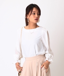Chico | 【who's who Chico】(再入荷)袖シースルーブラウス(シャツ/ブラウス)