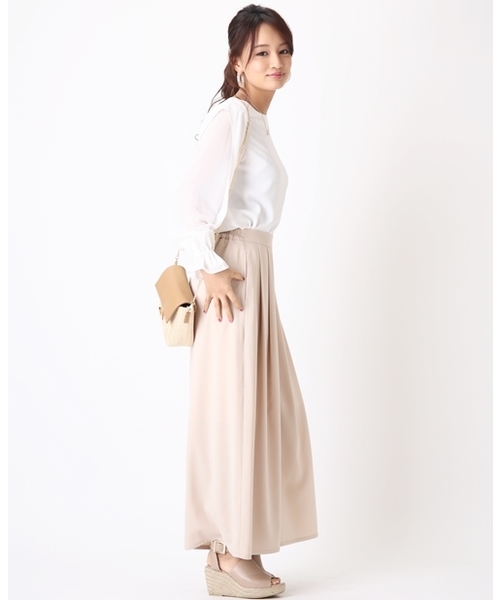 Chico(チコ)の「袖シースルーブラウス(シャツ/ブラウス・レディース・ホワイト/ホワイト系その他/ベージュ系その他・FREE)」の15枚目の写真