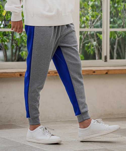 CAMBIO(カンビオ)の「mp15396- Double Knit Two Tone Jogger Pants ジョガーパンツ(CAM26AW-007)(その他パンツ・メンズ・ブラック系その他/ブルー系その他/グレー系その他・S/L/M)」の2枚目の写真