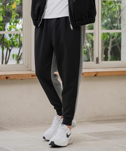 CAMBIO(カンビオ)の「mp15396- Double Knit Two Tone Jogger Pants ジョガーパンツ(CAM26AW-007)(その他パンツ・メンズ・ブラック系その他/ブルー系その他/グレー系その他・S/L/M)」の6枚目の写真