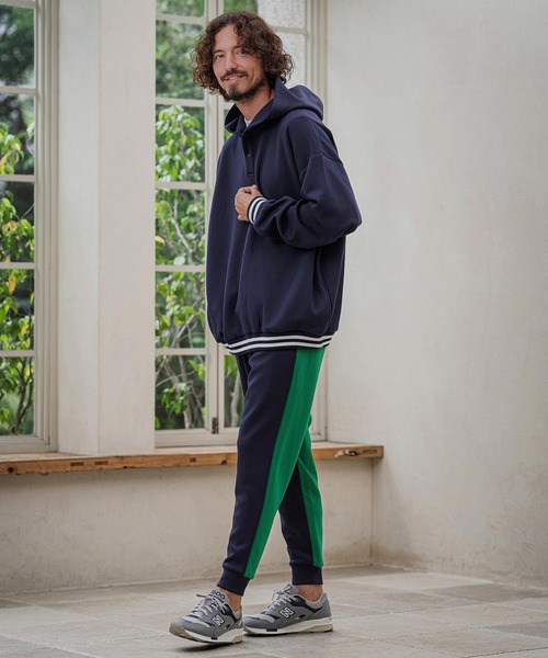 CAMBIO(カンビオ)の「mp15396- Double Knit Two Tone Jogger Pants ジョガーパンツ(CAM26AW-007)(その他パンツ・メンズ・ブラック系その他/ブルー系その他/グレー系その他・S/L/M)」の13枚目の写真