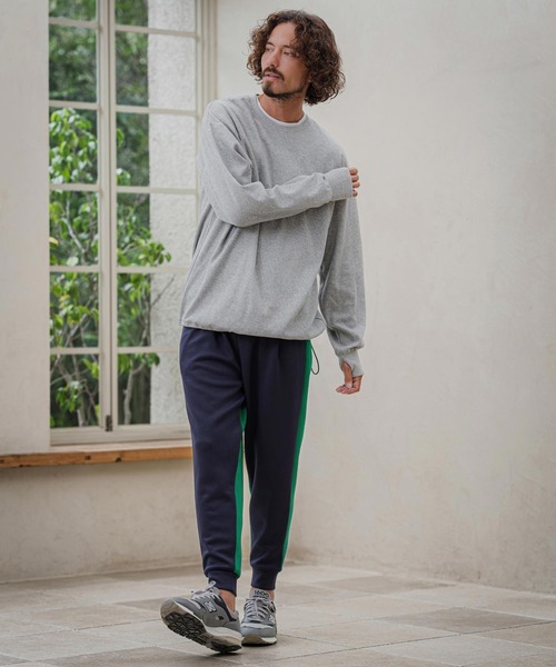 CAMBIO(カンビオ)の「mp15396- Double Knit Two Tone Jogger Pants ジョガーパンツ(CAM26AW-007)(その他パンツ・メンズ・ブラック系その他/ブルー系その他/グレー系その他・S/L/M)」の15枚目の写真
