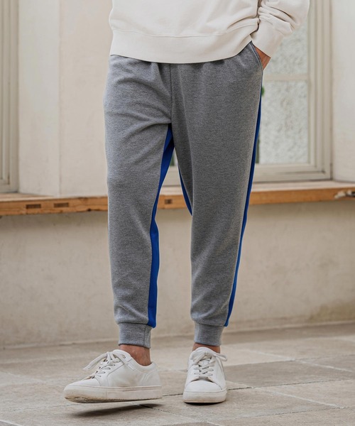 CAMBIO(カンビオ)の「mp15396- Double Knit Two Tone Jogger Pants ジョガーパンツ(CAM26AW-007)(その他パンツ・メンズ・ブラック系その他/ブルー系その他/グレー系その他・S/L/M)」の16枚目の写真