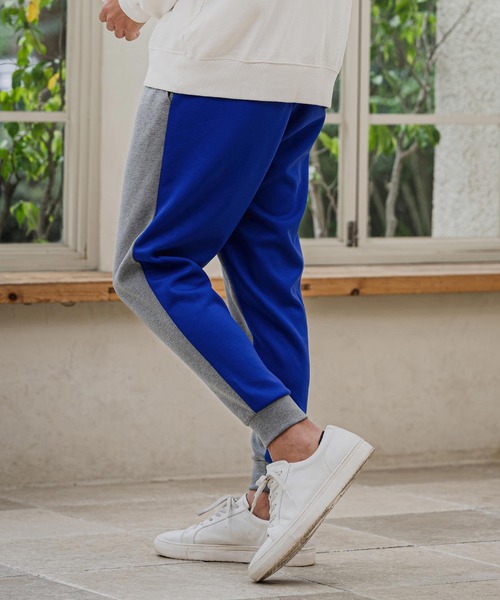 CAMBIO(カンビオ)の「mp15396- Double Knit Two Tone Jogger Pants ジョガーパンツ(CAM26AW-007)(その他パンツ・メンズ・ブラック系その他/ブルー系その他/グレー系その他・S/L/M)」の17枚目の写真