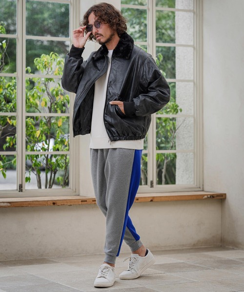 CAMBIO(カンビオ)の「mp15396- Double Knit Two Tone Jogger Pants ジョガーパンツ(CAM26AW-007)(その他パンツ・メンズ・ブラック系その他/ブルー系その他/グレー系その他・S/L/M)」の21枚目の写真