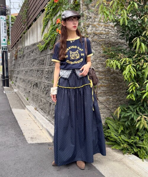 w closet(ダブルクローゼット)の「2WAYシャーリングキャミワンピース(ワンピース・レディース・ブルー/ネイビー・SMALL/MEDIUM)」の17枚目の写真