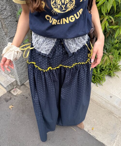 w closet(ダブルクローゼット)の「2WAYシャーリングキャミワンピース(ワンピース・レディース・ブルー/ネイビー・SMALL/MEDIUM)」の19枚目の写真