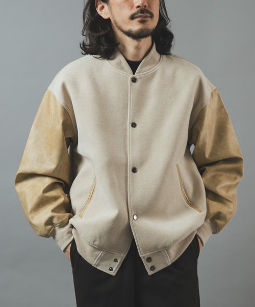 ITEMS URBANRESEARCH(アイテムズ アーバンリサーチ)の「WOVEN MOLLE アワードジャケット(ブルゾン・メンズ・ブラック/ダークブラウン/オフホワイト・MEDIUM/LARGE)」の14枚目の写真