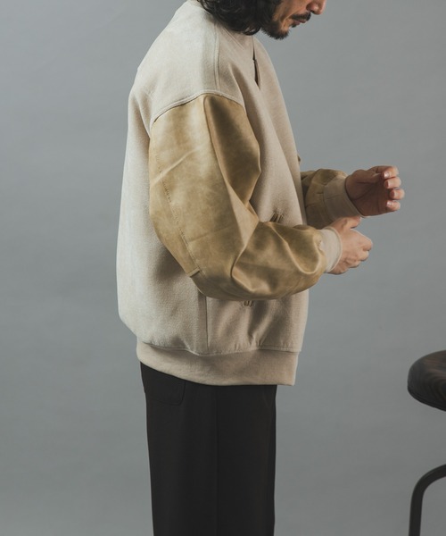 ITEMS URBANRESEARCH(アイテムズ アーバンリサーチ)の「WOVEN MOLLE アワードジャケット(ブルゾン・メンズ・ブラック/ダークブラウン/オフホワイト・MEDIUM/LARGE)」の17枚目の写真