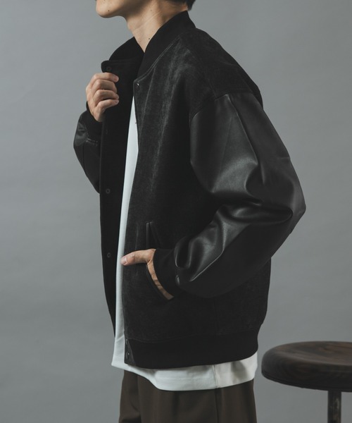 ITEMS URBANRESEARCH(アイテムズ アーバンリサーチ)の「WOVEN MOLLE アワードジャケット(ブルゾン・メンズ・ブラック/ダークブラウン/オフホワイト・MEDIUM/LARGE)」の19枚目の写真