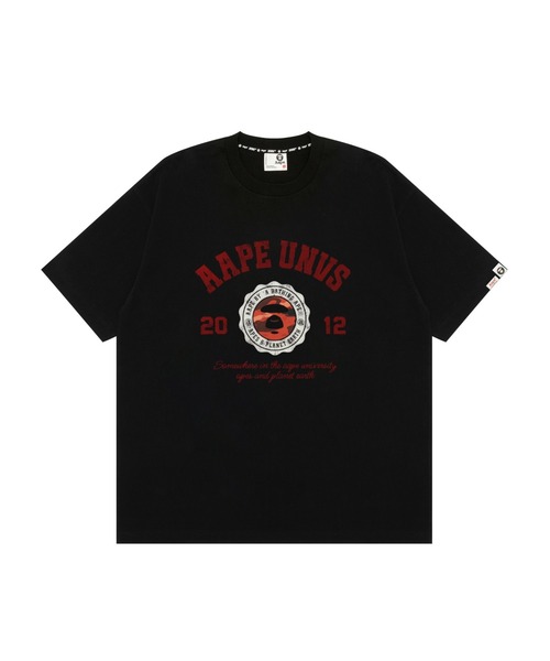 AAPE BY A BATHING APE(エーエイプバイアベイシングエイプ)の「AAPE MAIN TEE(Tシャツ/カットソー・メンズ・ブラック・LARGE)」の1枚目の写真