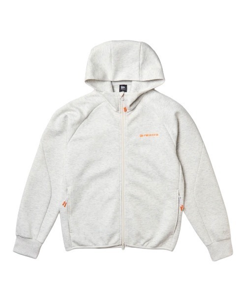 NEW ERA(ニューエラ)の「【NEW ERA】テック スウェット フルジップ フーディー Emboss Logo ゴルフ / 3カラー(パーカー・メンズ・オートミール/ダークグレー/ブラック・L/M)」の3枚目の写真
