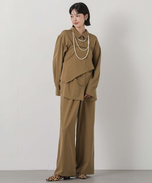 Gready Brilliant(グレディブリリアン)の「スカーフ付きシャツ(シャツ/ブラウス・レディース・キャメル/アイボリー・38)」の15枚目の写真