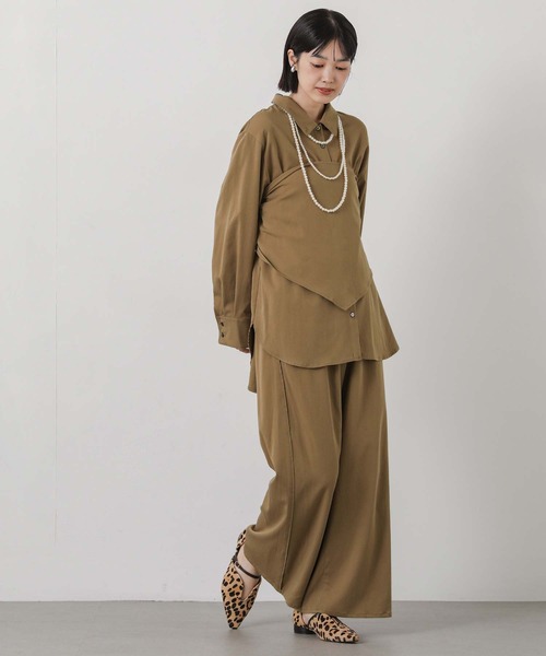 Gready Brilliant(グレディブリリアン)の「スカーフ付きシャツ(シャツ/ブラウス・レディース・キャメル/アイボリー・38)」の22枚目の写真