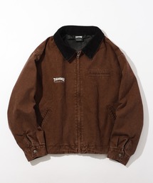 【THRASHER/スラッシャー】別注 ヴィンテージダック ジップアップブルゾン