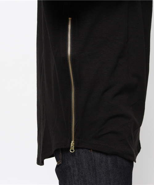 DANKE SCHON（ダンケシェーン）の「DankeSchon/ダンケシェーン/New SideZip S/S T-Shirts（Tシャツ/カットソー・メンズ・ブラック/カーキ/その他/ホワイト/グレー・FREE）」の11枚目の写真