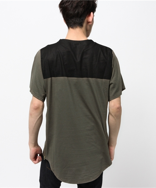 DANKE SCHON（ダンケシェーン）の「DankeSchon/ダンケシェーン/New SideZip S/S T-Shirts（Tシャツ/カットソー・メンズ・ブラック/カーキ/その他/ホワイト/グレー・FREE）」の13枚目の写真