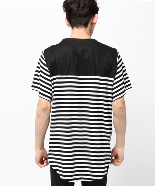 DANKE SCHON（ダンケシェーン）の「DankeSchon/ダンケシェーン/New SideZip S/S T-Shirts（Tシャツ/カットソー・メンズ・ブラック/カーキ/その他/ホワイト/グレー・FREE）」の6枚目の写真