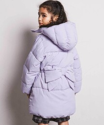 nexchic（ネクシック）の「リボン付きフードタフタコート(110~150cm)（その他アウター）」