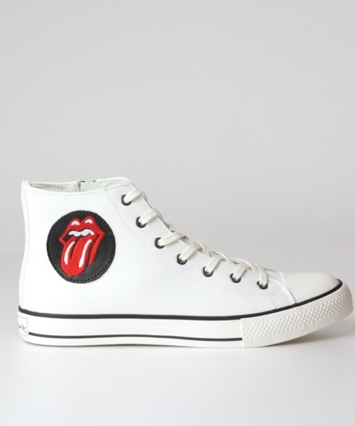 JACKROSE(ジャックローズ)の「The Rolling Stones×JACKROSE ハイカットスニーカー(スニーカー・メンズ・ブラック/ホワイト・L/M)」の5枚目の写真