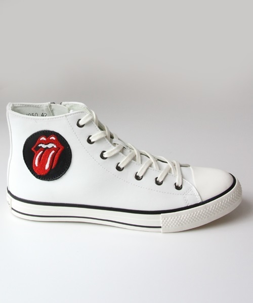 JACKROSE(ジャックローズ)の「The Rolling Stones×JACKROSE ハイカットスニーカー(スニーカー・メンズ・ブラック/ホワイト・L/M)」の14枚目の写真