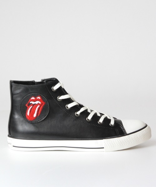 JACKROSE(ジャックローズ)の「The Rolling Stones×JACKROSE ハイカットスニーカー(スニーカー・メンズ・ブラック/ホワイト・L/M)」の6枚目の写真