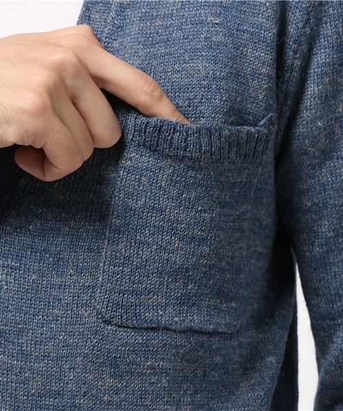 dip（ディップ）の「【dip】ディップ/ カーディガン（カーディガン/ボレロ・メンズ・ベージュ/ブルー・SMALL/LARGE/MEDIUM）」の7枚目の写真