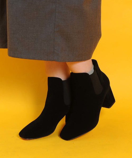 PLAIN CLOTHING（プレーンクロージング）の「サイドゴアブーティー【SELECTED FOR PLAIN CLOTHING】　（ブーツ・レディース・ベージュ/グレー/ブラック・39/37/36/35/38）」の12枚目の写真