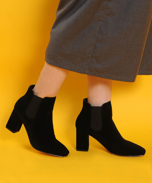 PLAIN CLOTHING（プレーンクロージング）の「サイドゴアブーティー【SELECTED FOR PLAIN CLOTHING】　（ブーツ・レディース・ベージュ/グレー/ブラック・39/37/36/35/38）」の14枚目の写真