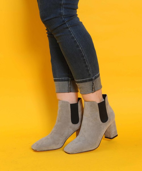 PLAIN CLOTHING（プレーンクロージング）の「サイドゴアブーティー【SELECTED FOR PLAIN CLOTHING】　（ブーツ・レディース・ベージュ/グレー/ブラック・39/37/36/35/38）」の18枚目の写真