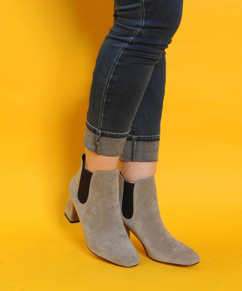 PLAIN CLOTHING（プレーンクロージング）の「サイドゴアブーティー【SELECTED FOR PLAIN CLOTHING】　（ブーツ・レディース・ベージュ/グレー/ブラック・39/37/36/35/38）」の20枚目の写真