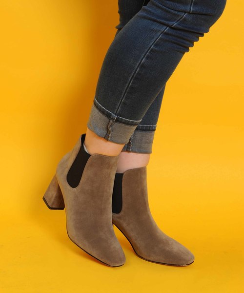PLAIN CLOTHING（プレーンクロージング）の「サイドゴアブーティー【SELECTED FOR PLAIN CLOTHING】　（ブーツ・レディース・ベージュ/グレー/ブラック・39/37/36/35/38）」の22枚目の写真
