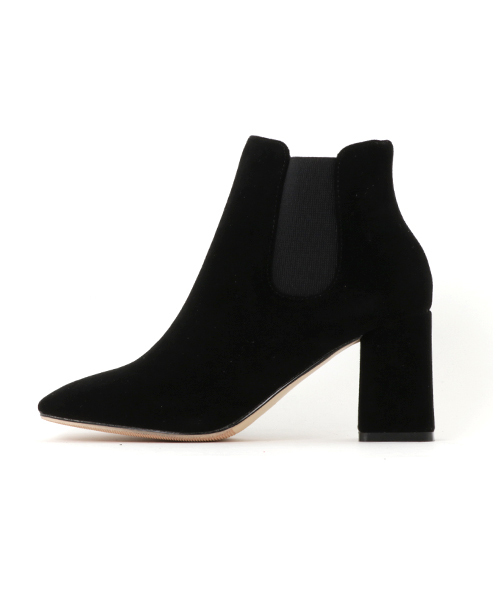 PLAIN CLOTHING（プレーンクロージング）の「サイドゴアブーティー【SELECTED FOR PLAIN CLOTHING】　（ブーツ・レディース・ベージュ/グレー/ブラック・39/37/36/35/38）」の4枚目の写真