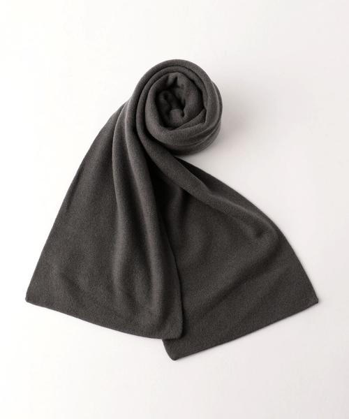 新品未使用■UNITED ARROWS カシミヤ100% マフラー/ダークグレー UNITED ARROWS（ユナイテッドアローズ）の「US カシミヤ ショート
