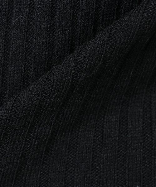 VENCEEXCHANGE（ヴァンスエクスチェンジ）の「袖フレアオフタートルＰＯ（ニット/セーター・レディース・ブラック/グレー・MEDIUM）」の9枚目の写真